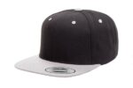 Yupoong-Classic-Snapback-Black-Silver