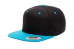 Yupoong-Classic-Snapback-Black-Teal