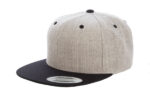 Yupoong-Classic-Snapback-Heather-Black