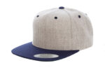 Yupoong-Classic-Snapback-Heather-Navy