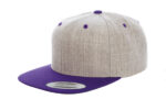 Yupoong-Classic-Snapback-Heather-Purple