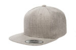 Yupoong-Classic-Snapback-Heathergrey