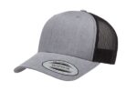 Yuppong-6606-Retro-Trucker-HeatherGrey-Black